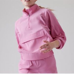 BOGO! Athleta Boundless Popover Jacket Maritime Pink Size 1X